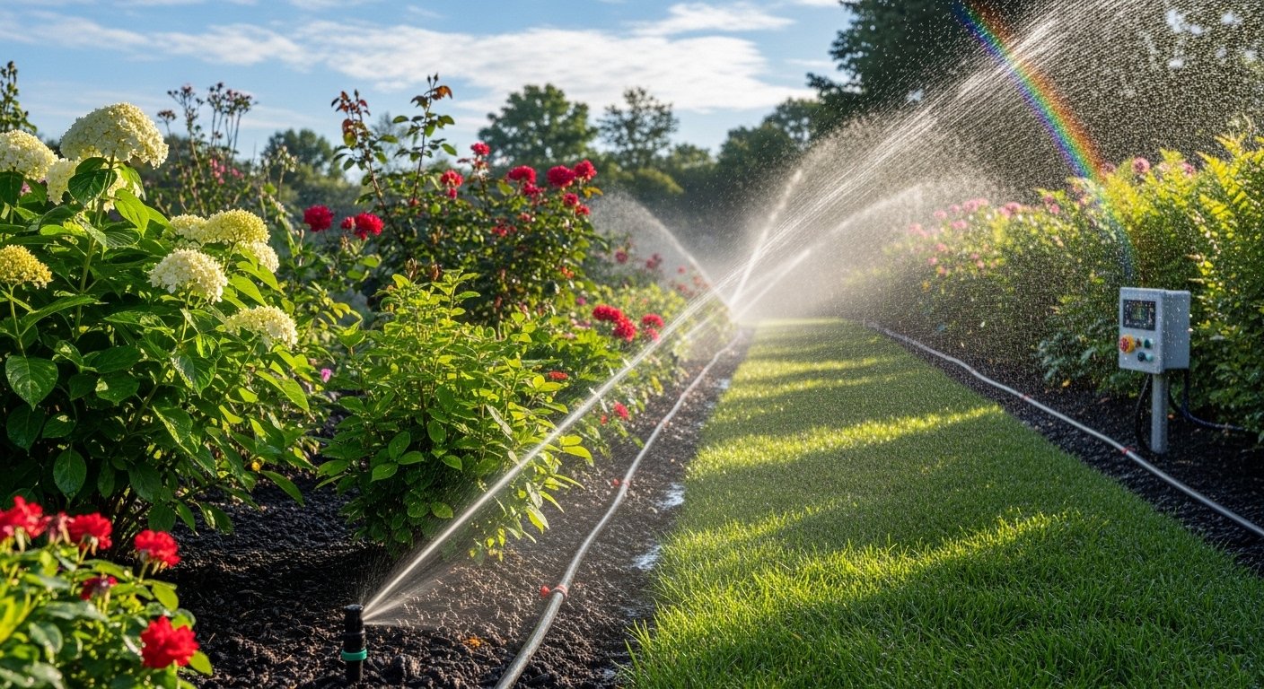 sistema de irrigação automática