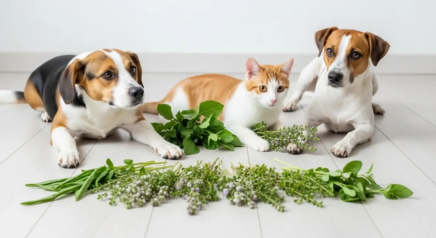Ervas aromáticas e plantas comestíveis seguras para pets: cultivo e uso consciente
