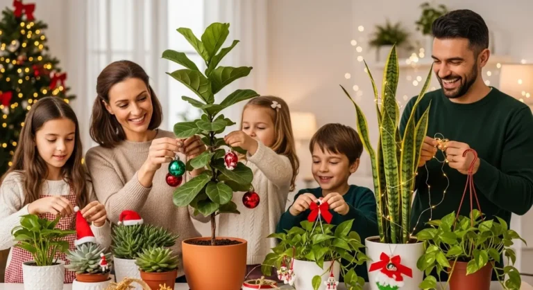 Como decorar a sala com plantas para o Natal: 10 ideias que funcionam em qualquer casa