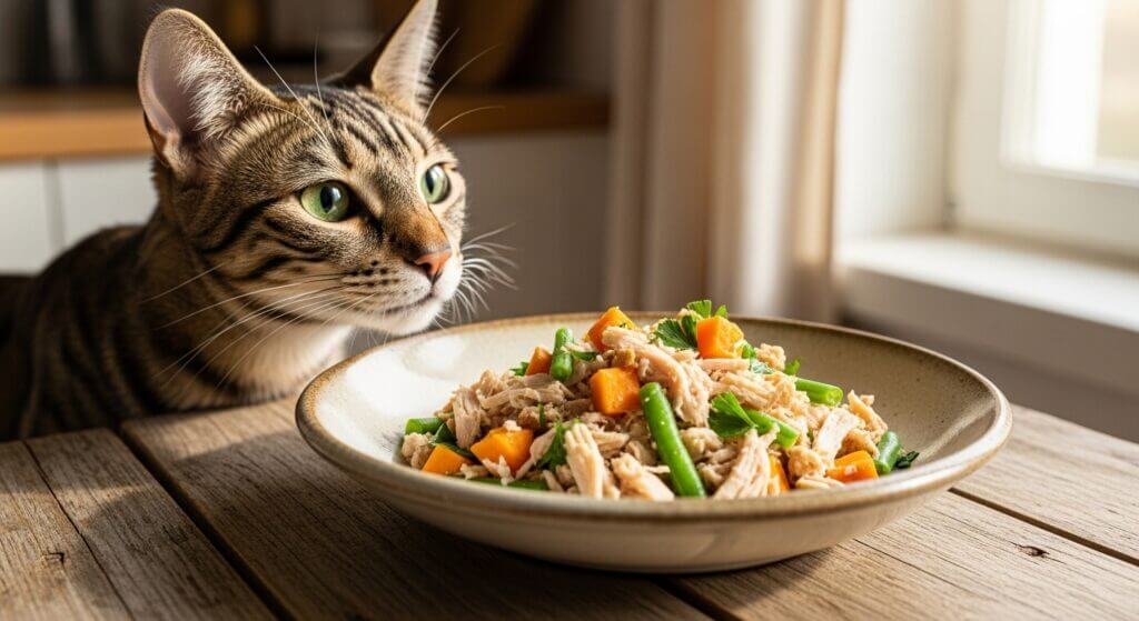 alimentação natural para gatos