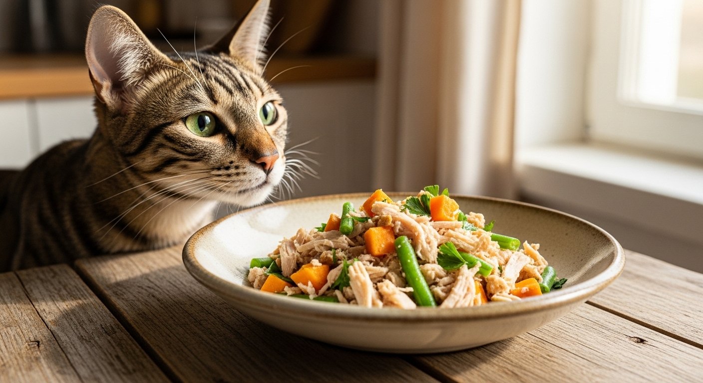 alimentação natural para gatos